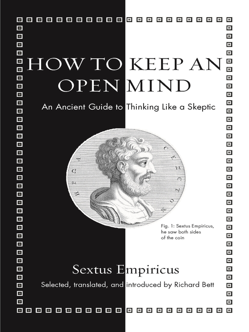 Title details for How to Keep an Open Mind by Sextus Empiricus - Wait list